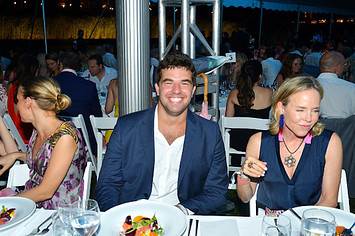 Billy McFarland and Carol Mac attend The 23rd Annual Watermill Center Summer Benefit & Auction