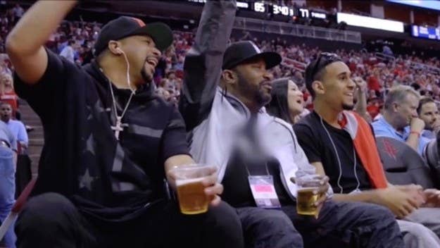 Complex teamed up with Bud Light to sit courtside with Bun B and his friend Anzel at a Houston Rockets game.