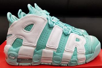 Nike Air More Uptempo GS Island Green Release Date Profile 415082 300