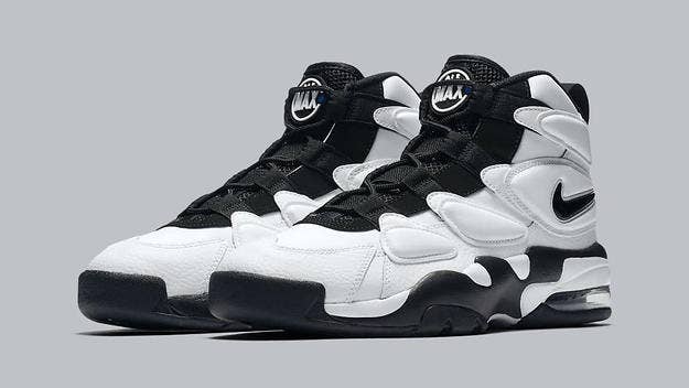 The Nike Air Max2 Uptempo releases in white and black in July 2017.