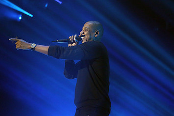 Jay Z performing at TIDAL X: 1020