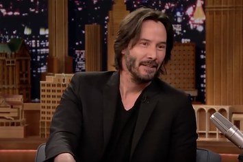 Keanu Reeves appears on 'The Tonight Show Starring Jimmy Fallon.'