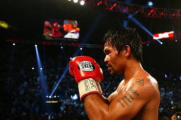 manny pacquiao in the ring