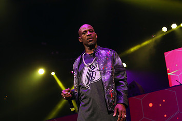 DMX performs during the Ruff Ryders Reunion Concert