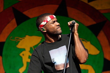 Frank Ocean performs during the 2013 New Orleans Jazz & Heritage Music Festival