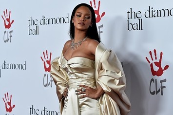 Rihanna at the second annual Diamond Ball.