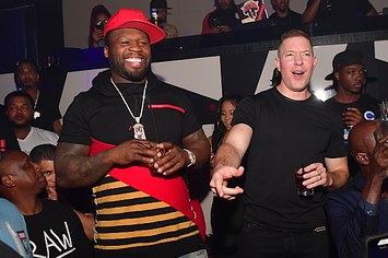 50 Cent and Joseph Sikora attend Power MLK weekend Grand Finale Party