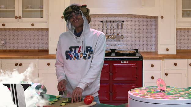 New York rapper Squidnice is selling his 'Trap By My Lonely' EP in this new infomercial, and it does a lot more than just play fire music.
