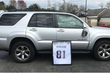 A picture of the vehicle Aaron Hernandez allegedly used in a double murder.