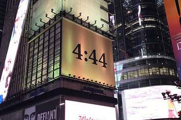 4:44 ad in Times Square