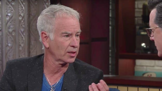 Stephen Colbert and John McEnroe discuss those widely panned Serena Williams comments.