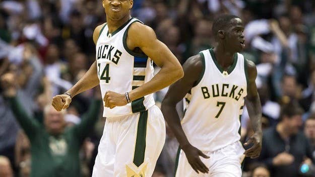 Giannis Antetokounmpo responded to the recent rumors surrounding his future with the Bucks by dropping Kendrick Lamar lyrics on Twitter.