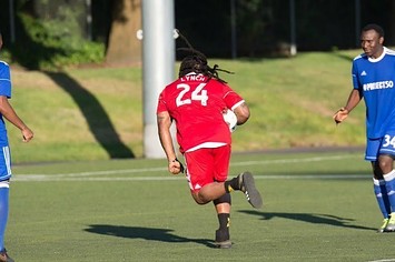 Marshawn Lynch plays soccer.