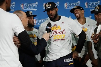 LeBron James talks about the Cavaliers winning the Eastern Conference Finals.