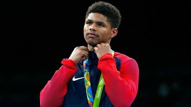 Shakur Stevenson engaged in an ugly Twitter beef with Floyd Mayweather's daughter Iyanna on Tuesday.
