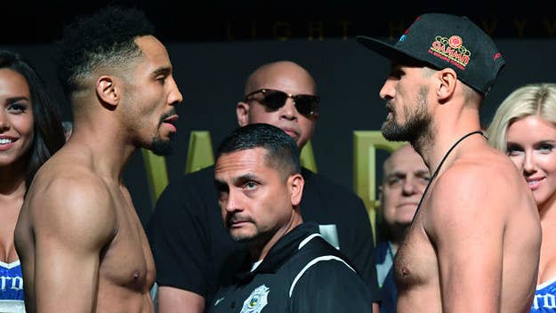 Andre Ward says he's going to beat Sergey Kovalev for being a "racist" in tonight's boxing match.