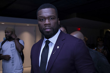 50 Cent at the 'Power' Season 4 premiere