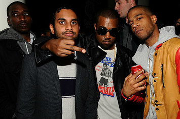 Kanye West and Aziz Ansari