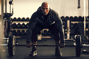 The Rock Wearing Under Armour