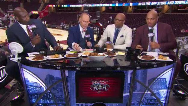 Things got super tense between Shaq and Charles Barkley on the TNT postgame show Tuesday night.