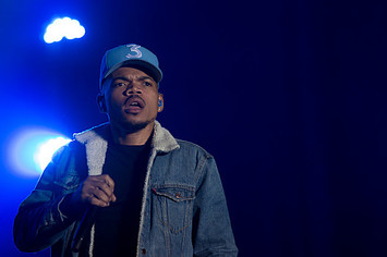 Chance the Rapper performs during JMBLYA