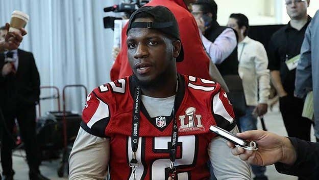As Falcons wide receiver Mohamed Sanu sees it, perhaps the Super Bowl halftime show played a role in the reversal of fortunes.
