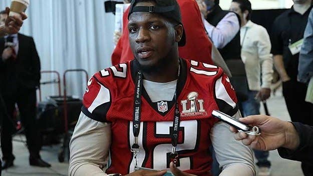 As Falcons wide receiver Mohamed Sanu sees it, perhaps the Super Bowl halftime show played a role in the reversal of fortunes.