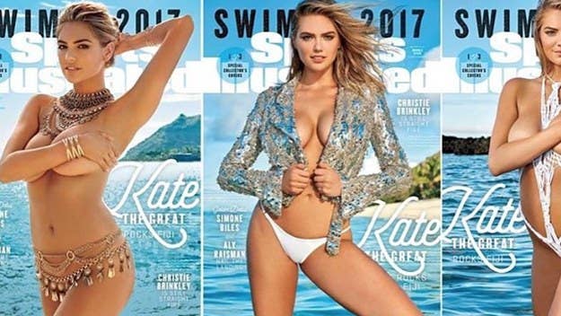 'Sports Illustrated' still does that swimsuit thing. Kate Upton, for the third time, is on the cover of the newest edition.
