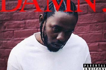 Kendrick Lamar's 'DAMN.' cover art.