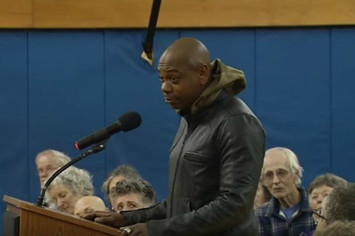 Dave Chappelle at city council meeting