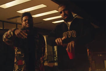 drake and the weeknd reminder video