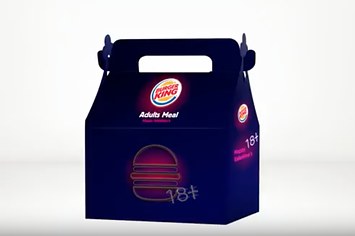 Burger King's "Valentine's Adult Meal."