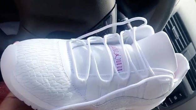 'Frost White' Air Jordan 11 Low GG releasing in May.