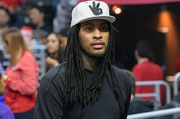 Waka Flocka at a Clippers game.
