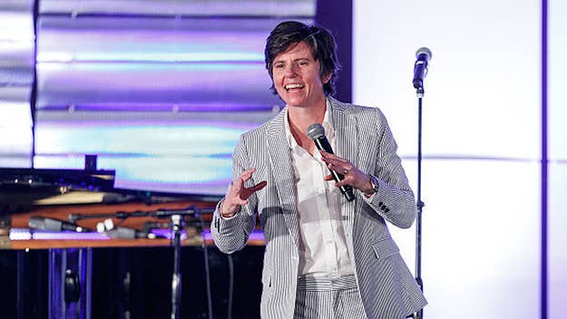 Tig Notaro believes Louis C.K. ripped off her 'Clown Service' short film during the latest episode of 'SNL.'