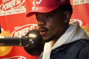 Chance does an interview with Power 92 Chicago.
