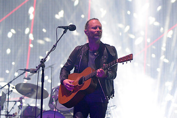 Thom Yorke of Radiohead performs on the Coachella Stage