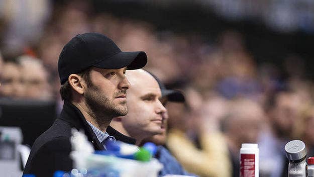 Tony Romo will be a “Maverick for a day” and will dress for the team’s home finale.