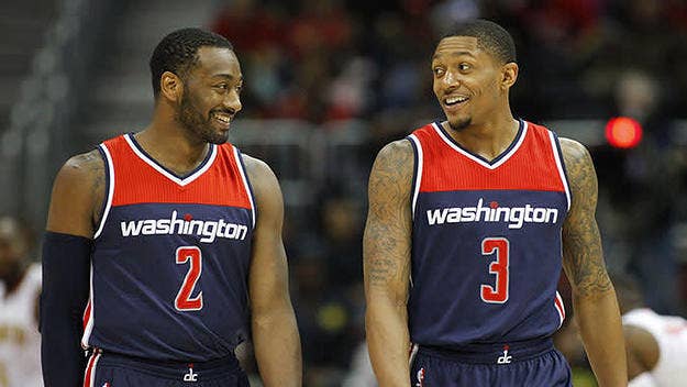 A reporter mocked the defense of Wizards star John Wall, and all he could do in return was laugh at her on Twitter. 