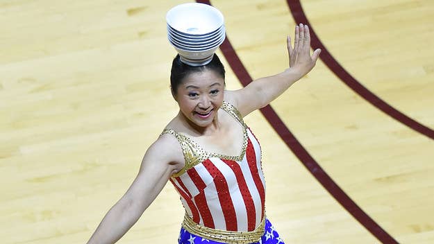 Rong Niu, otherwise known as Red Panda, has become a legendary NBA halftime performer. And despite 