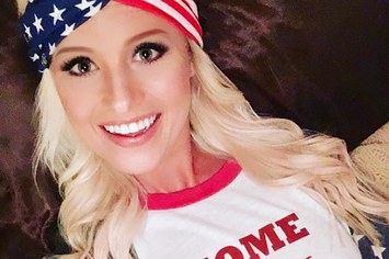 Tomi Lahren doing the most when it comes to patriotism.