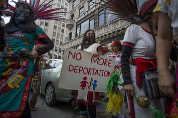 no more deportation protest sign