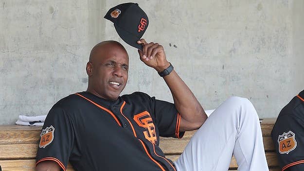 Barry Bonds, we outta here baby! 