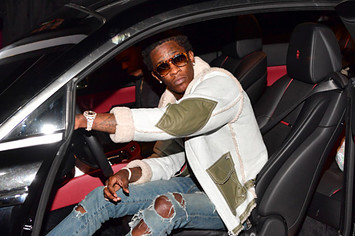 Young Thug in a car