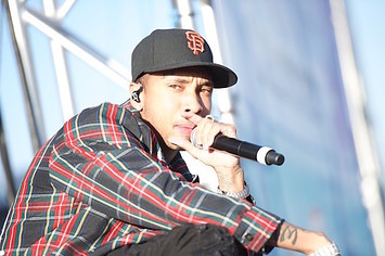 Tyga performs at the Queen Mary's WET Carnival