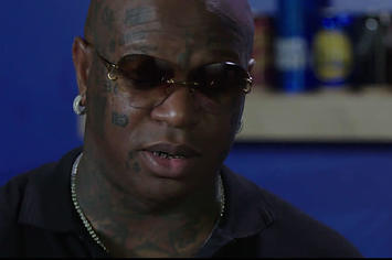 Birdman chops it up backstage with Complex at All Star Weekend.
