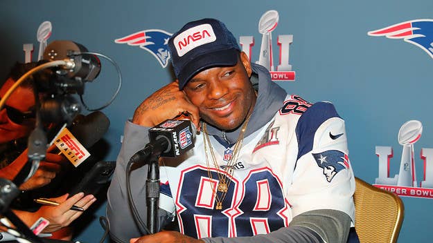 Martellus Bennett talks leaving the Patriots, why the NFL is scared of Colin Kaepernick, and his new EP, 'I'm Not a Rapper But Some of My Friends Are.'