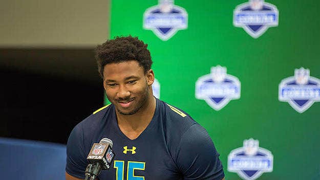 Myles Garrett believes he's worthy of the No. 1 overall pick, and he's going to punish your team if you don't think he's worth it. 