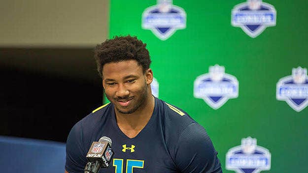 Myles Garrett believes he's worthy of the No. 1 overall pick, and he's going to punish your team if you don't think he's worth it.