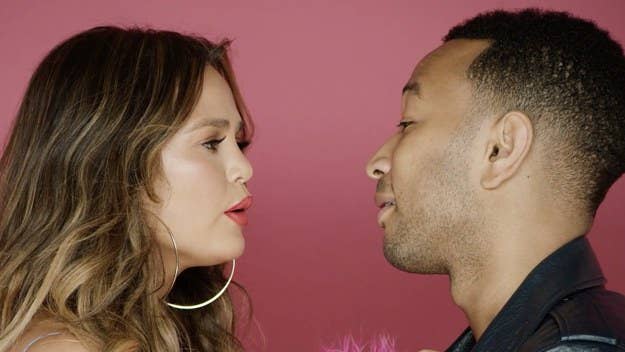 Chrissy and John show us how it's done in this new Valentine's Day clip from 'Love' magazine.